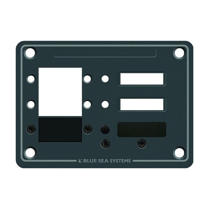 Blue Sea 8088 3 Position DC C-Series Panel – Blank – 8088