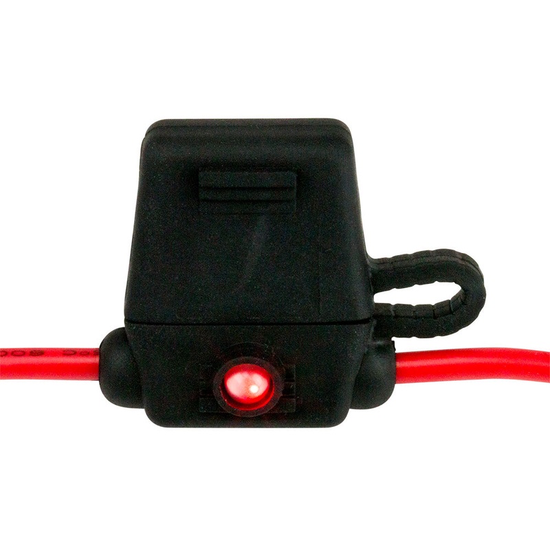 Sea-Dog ATO/ATC Style Inline LED Fuse Holder – Up to 30A – 445197-1