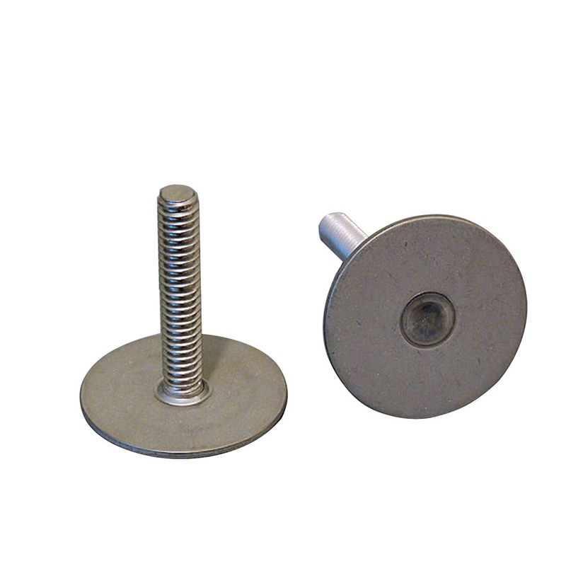 Weld Mount 1 Tall Stainless Stud with 1/4 x 20 Threads – Qty. 10 – 142016