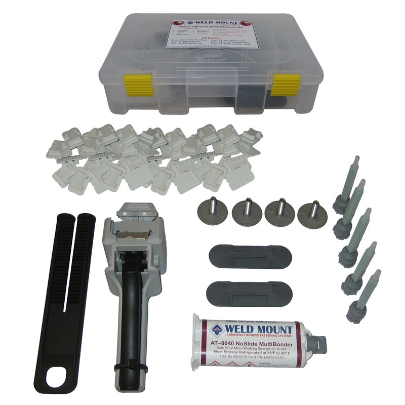 Weld Mount Adhesively Bonded Fastener Kit with AT 8040 Adhesive – 65100