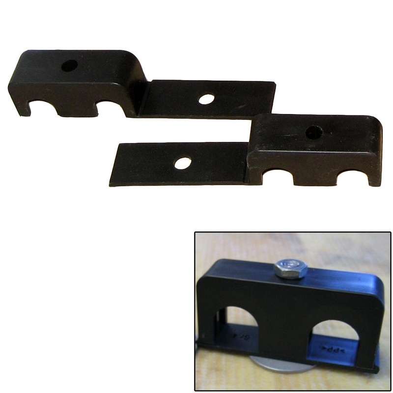 Weld Mount Double Poly Clamp for 1/4 x 20 Studs – 1/2 OD – Requires 1.5 Stud – Qty. 25 – 80500