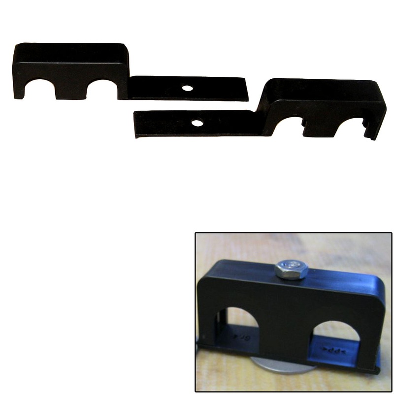 Weld Mount Double Poly Clamp for 1/4 x 20 Studs – 3/4 OD – Requires 1.75 Stud – Qty. 25 – 80750