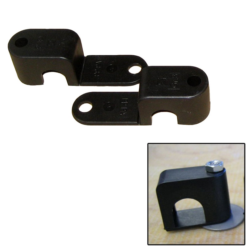 Weld Mount Single Poly Clamp for 1/4 x 20 Studs – 1/2 OD – Requires 1.5 Stud – Qty. 25 – 60500