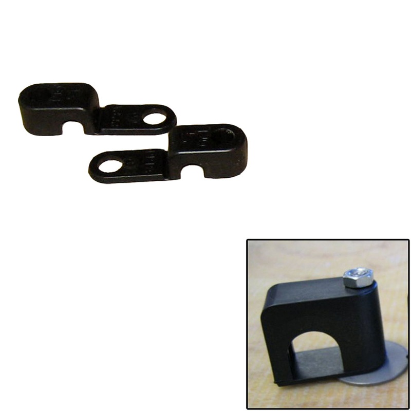 Weld Mount Single Poly Clamp for 1/4 x 20 Studs – 1/4 OD – Requires 0.75 Stud – Qty. 25 – 60250