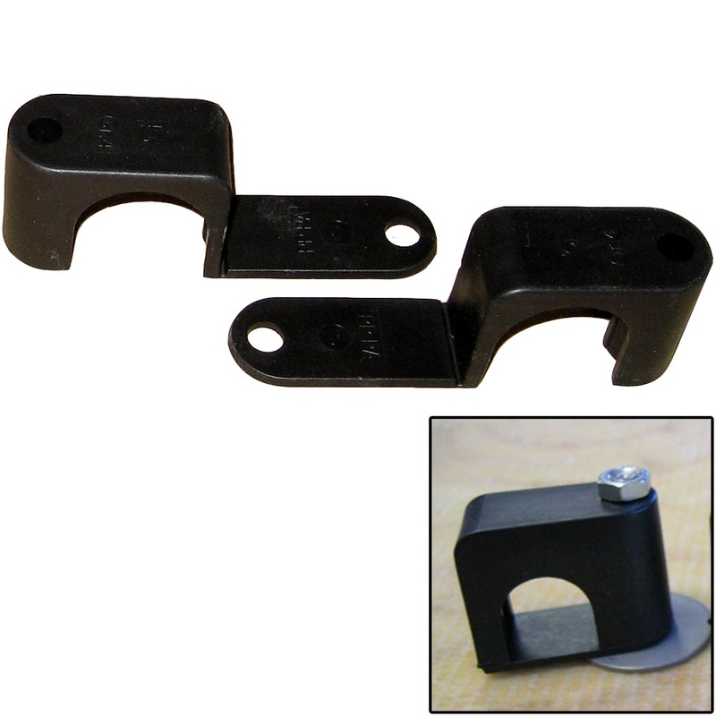 Weld Mount Single Poly Clamp for 1/4 x 20 Studs – 1 OD – Requires 1.75 Stud – Qty. 25 – 601000