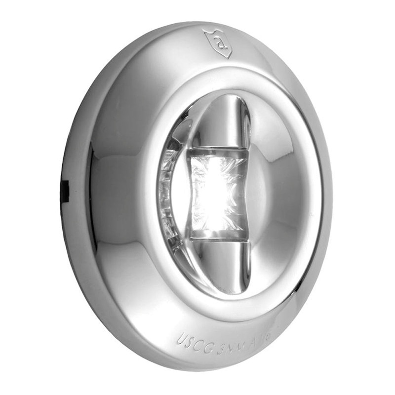 Attwood LED 3-Mile Transom Light – Round – 6556-7