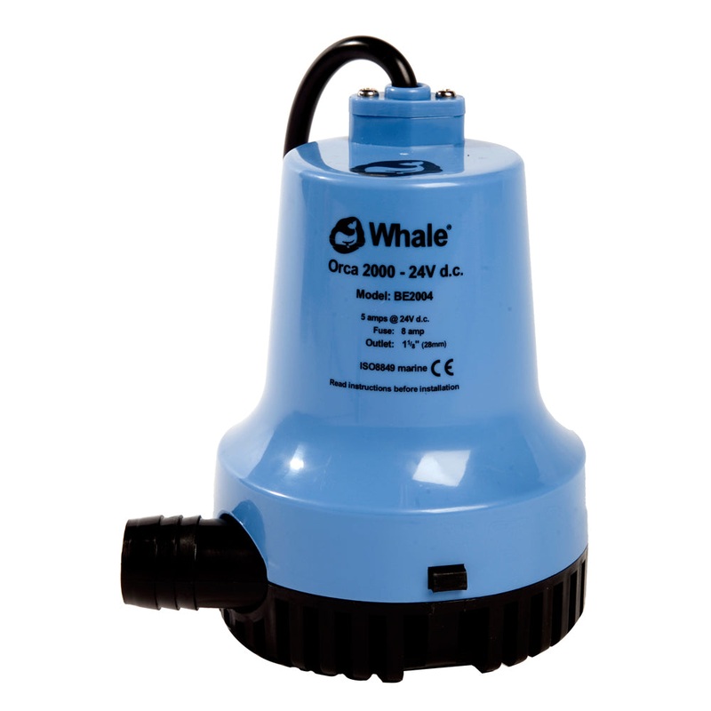 Whale Orca 2000 GPH Submersible Bilge Pump 12V – BE2002