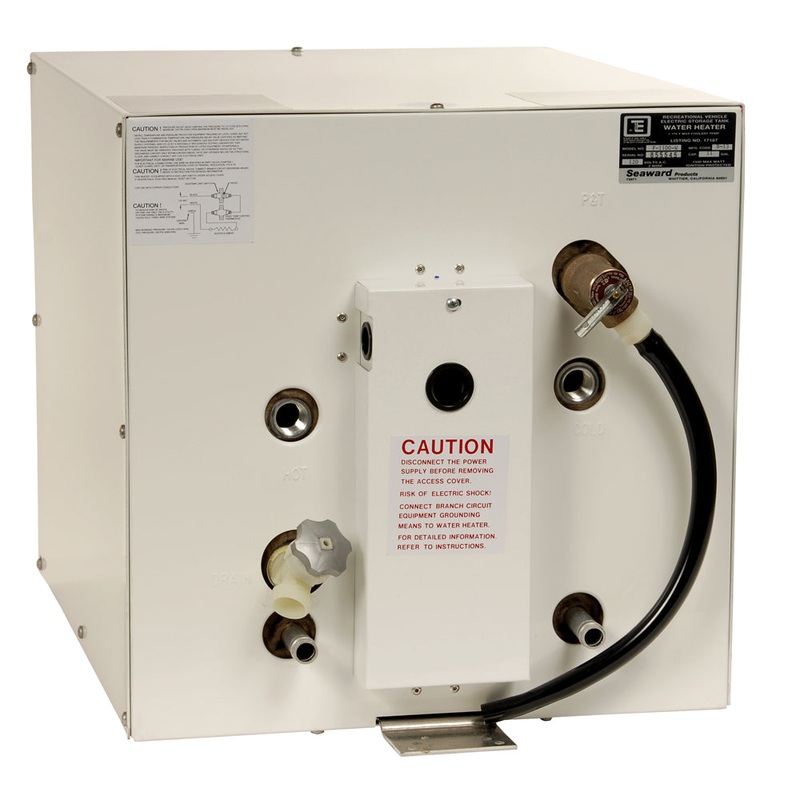 Whale Seaward 11 Gallon Hot Water Heater with Front Heat Exchanger – White Epoxy – 120V – 1500W – F1100W