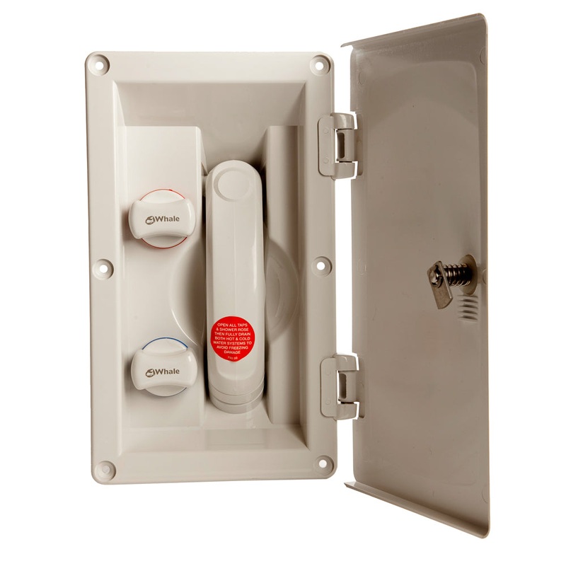 Whale Swim ‘N’ Rinse Transom Shower Hot & Cold Mixer with Cover – RT2658