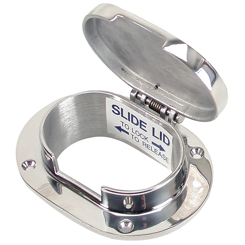 Whitecap Chain & Rope Deck Pipe 3-7/8 x 2-1/2 Opening – 6008HC