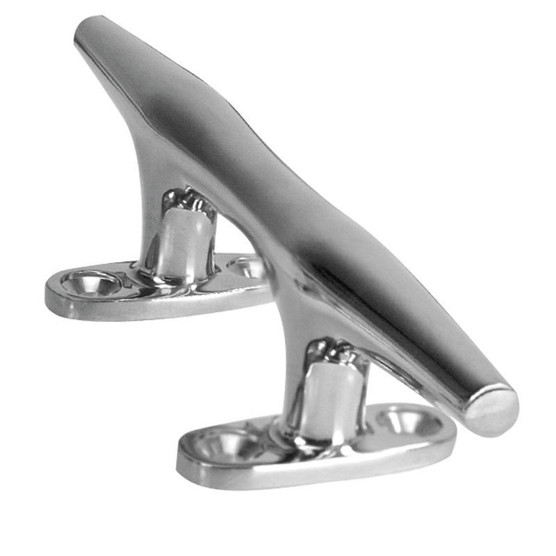 Whitecap Heavy Duty Hollow Base Stainless Steel Cleat – 12 – 6112