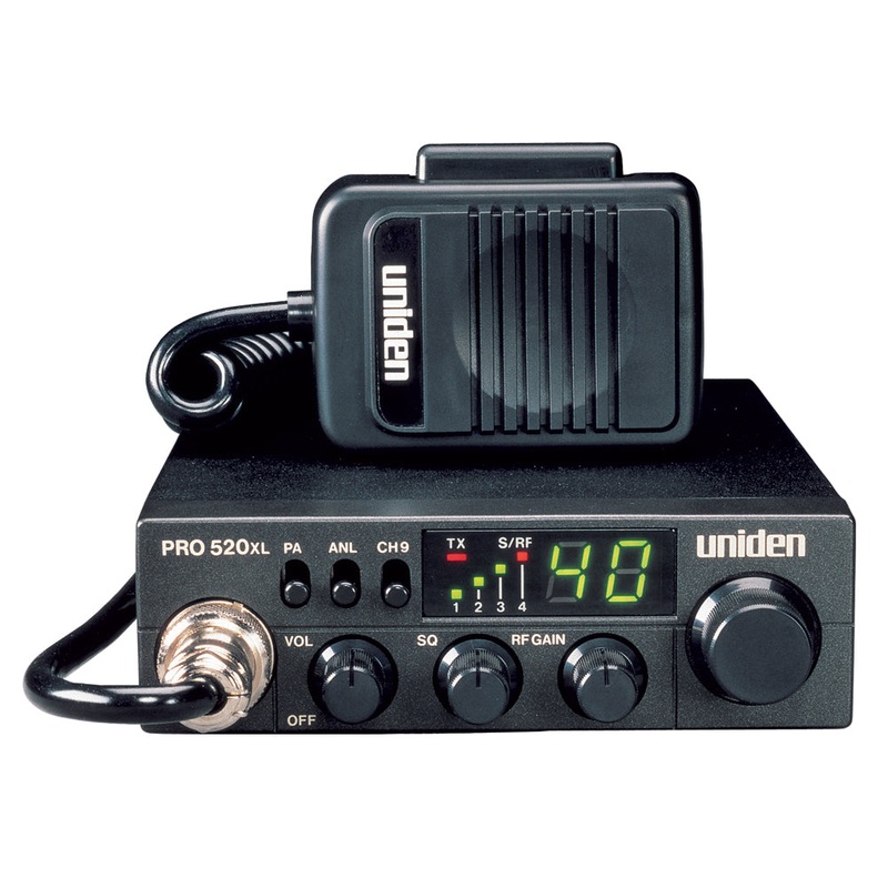 Uniden PRO520XL CB Radio w/7W Audio Output – PRO520XL