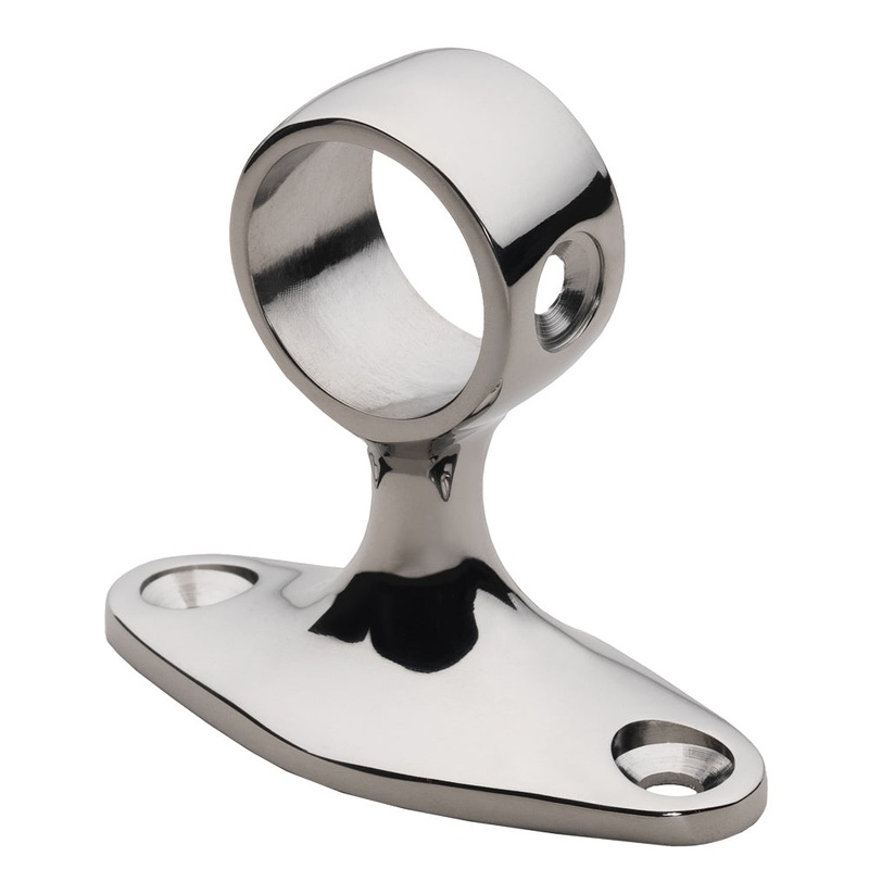 Whitecap 90 Handrail Stanchion – Center – 316 Stainless Steel – 7/8 Tube O.D. – 6279C