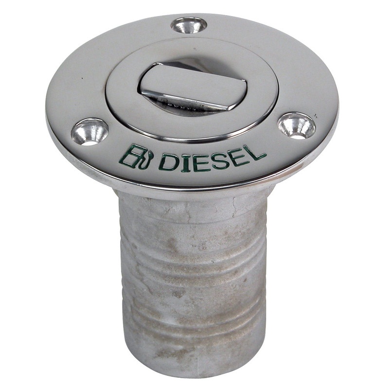 Whitecap Bluewater Push Up Deck Fill – 2 Hose – Diesel – 6895CBLUE