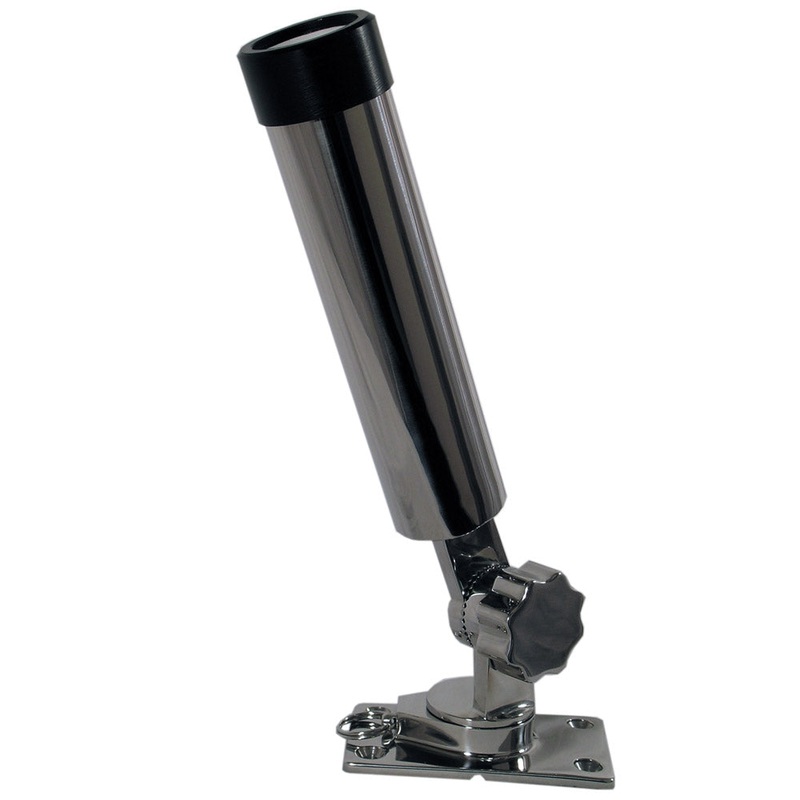 Whitecap Bluewater SS 360/180 Deg. Removable Rod Holder – S-7007CBLUE