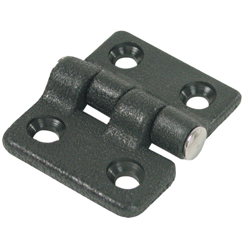 Whitecap Butt Hinge – Black Nylon – 1-1/2 x 1-3/8 – S-3034