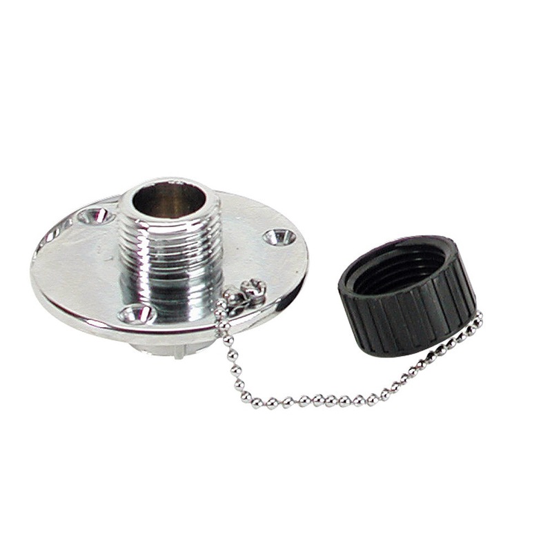 Whitecap C.P. Brass Outlet 2-3/4 Base 1 Depth – P-2454C