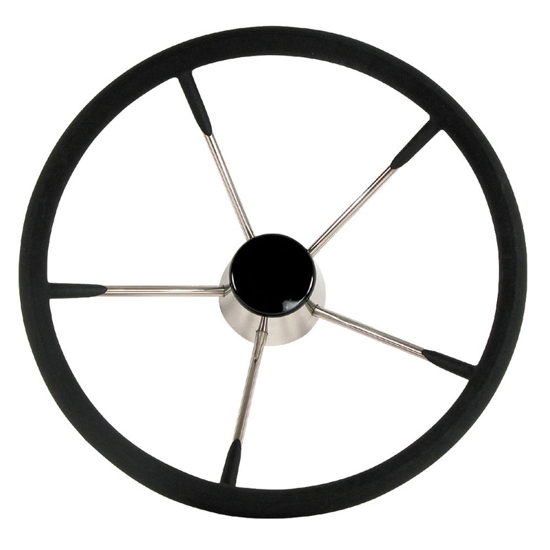 Whitecap Destroyer Steering Wheel – Black Foam – 13-1/2 Diameter – S-9003B