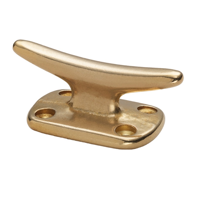 Whitecap Fender Cleat – Polished Brass – 2 – S-976BC
