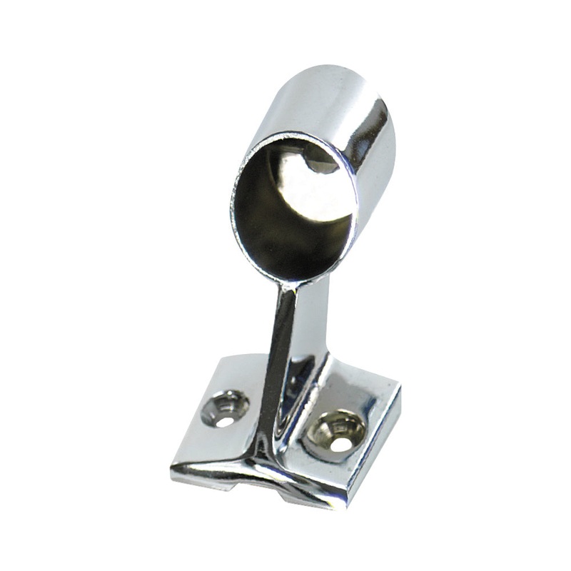 Whitecap Forward Handrail Stanchion – 316 Stainless Steel – 7/8 Tube O.D. – 6080C