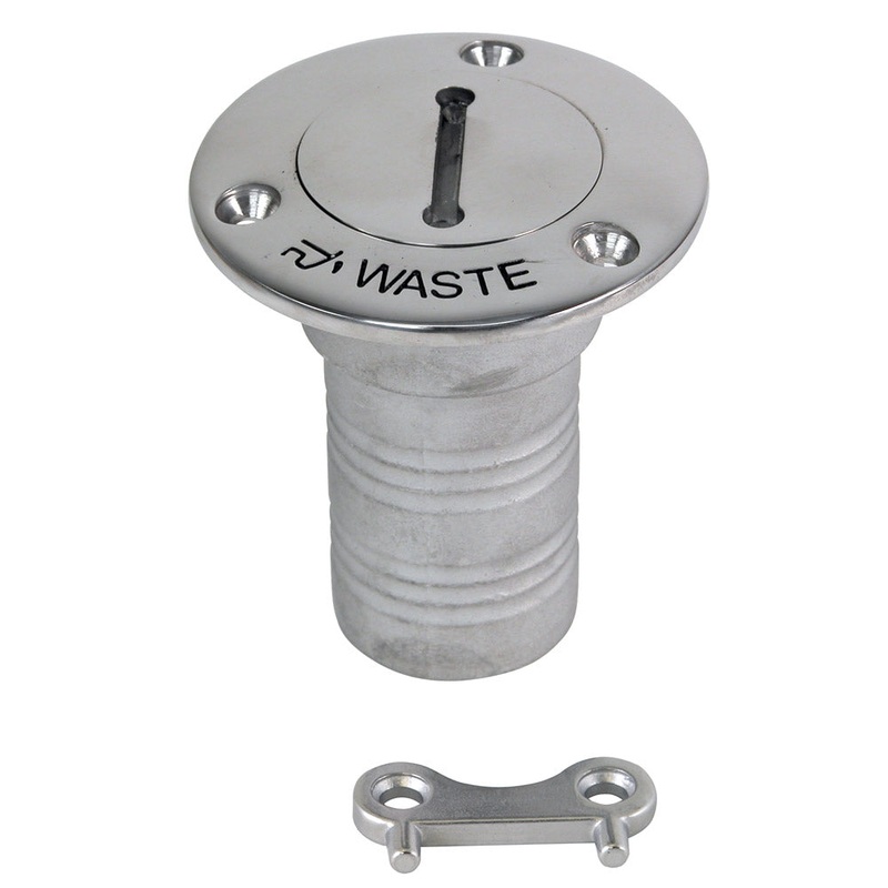 Whitecap Hose Deck Fill – 1-1/2 Hose Waste – 6126C