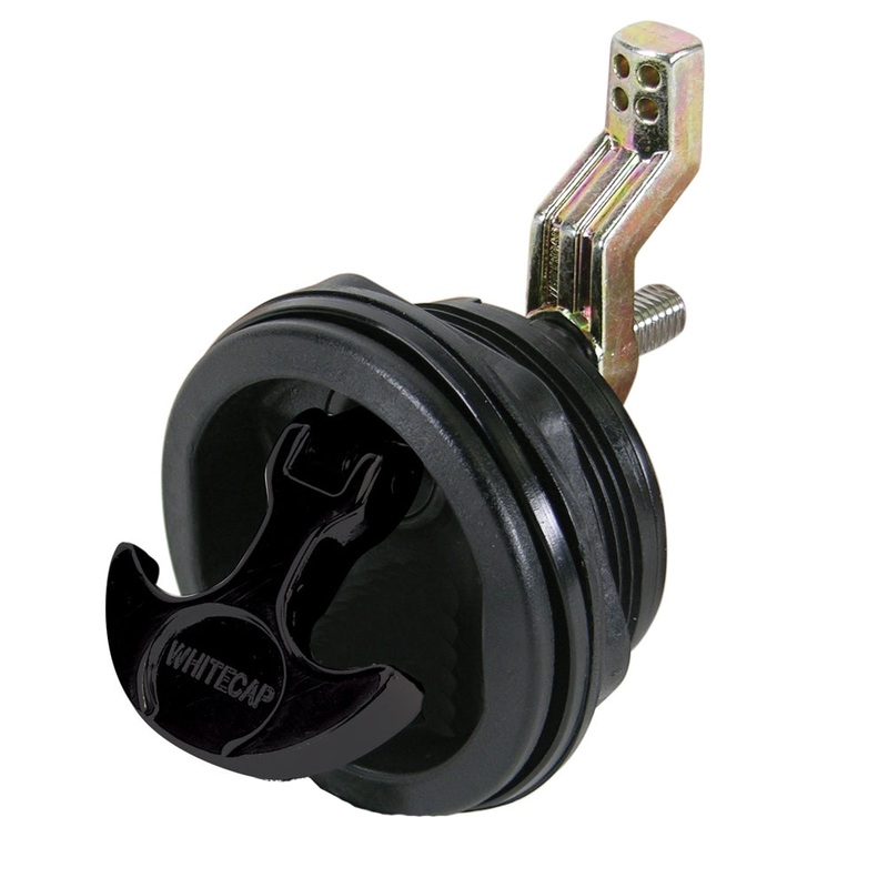 Whitecap T-Handle Latch – Nylon Black/Black – Non-Locking – 3230BC