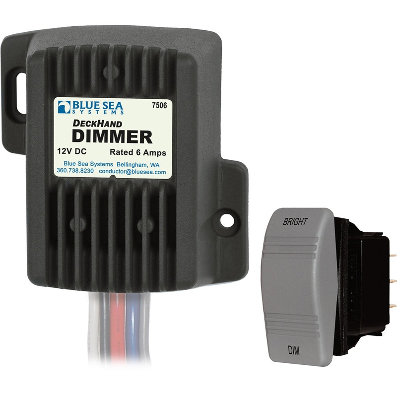 Blue Sea 7506 DeckHand Dimmer – 6 Amp/12V – 7506
