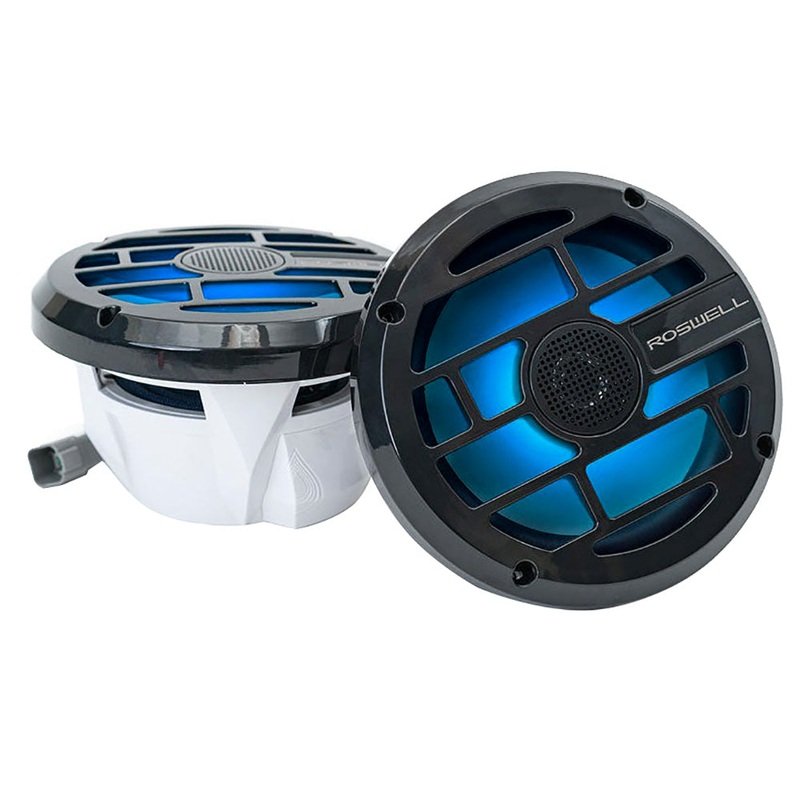 Roswell R Series 6.5 Marine Speakers – Anthracite Grille – 60W RMS & 120W Peak Power