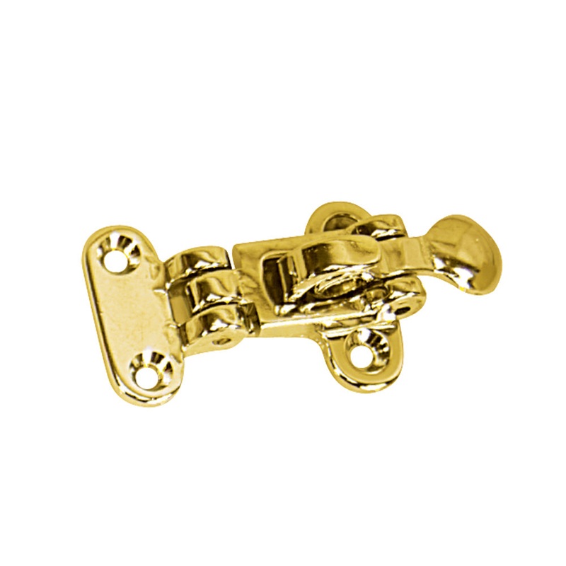 Whitecap Anti-Rattle Hold Down – Polished Brass – S-054BC