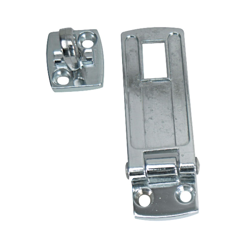 Whitecap Swivel Safety Hasp – CP/Zamac – 1-1/8 x 3 – S-1400C
