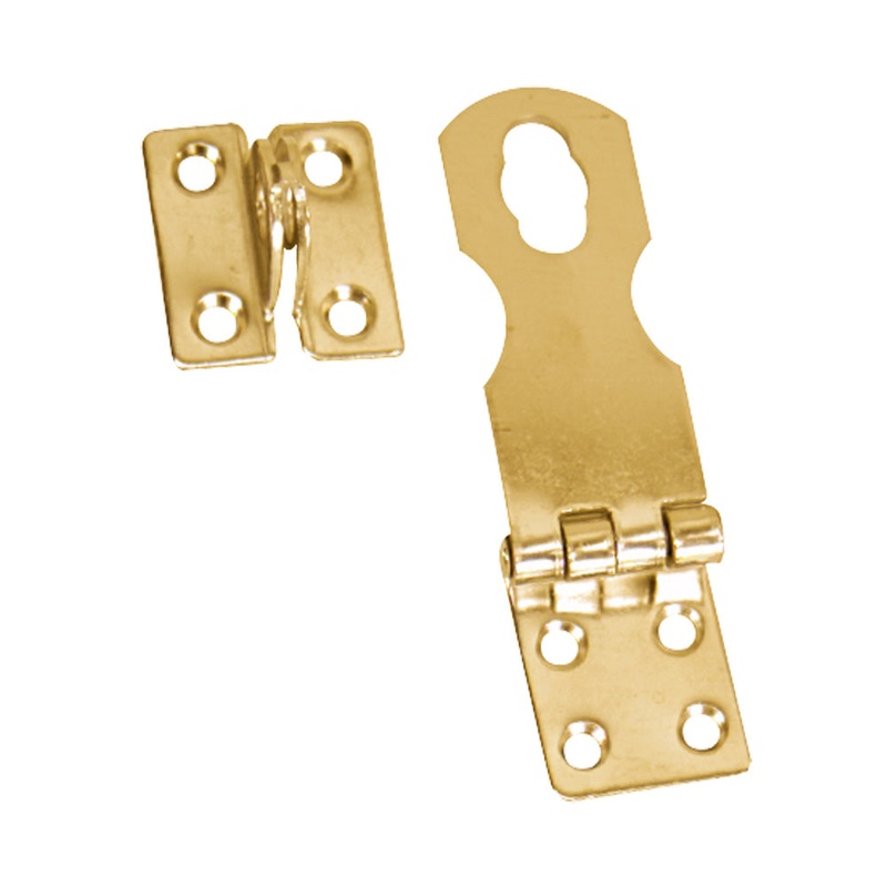 Whitecap Swivel Safety Hasp – Polished Brass – 1 x 3 – S-579BC