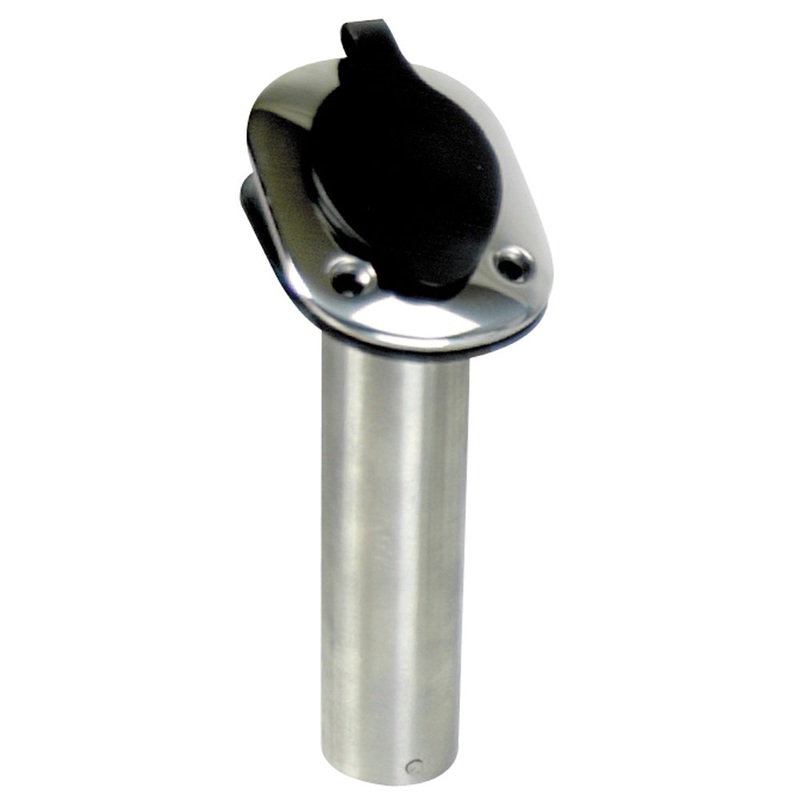 Whitecap 30 Flush Mount Rod Holder – 304 Stainless Steel – 9-1/4 – S-096B