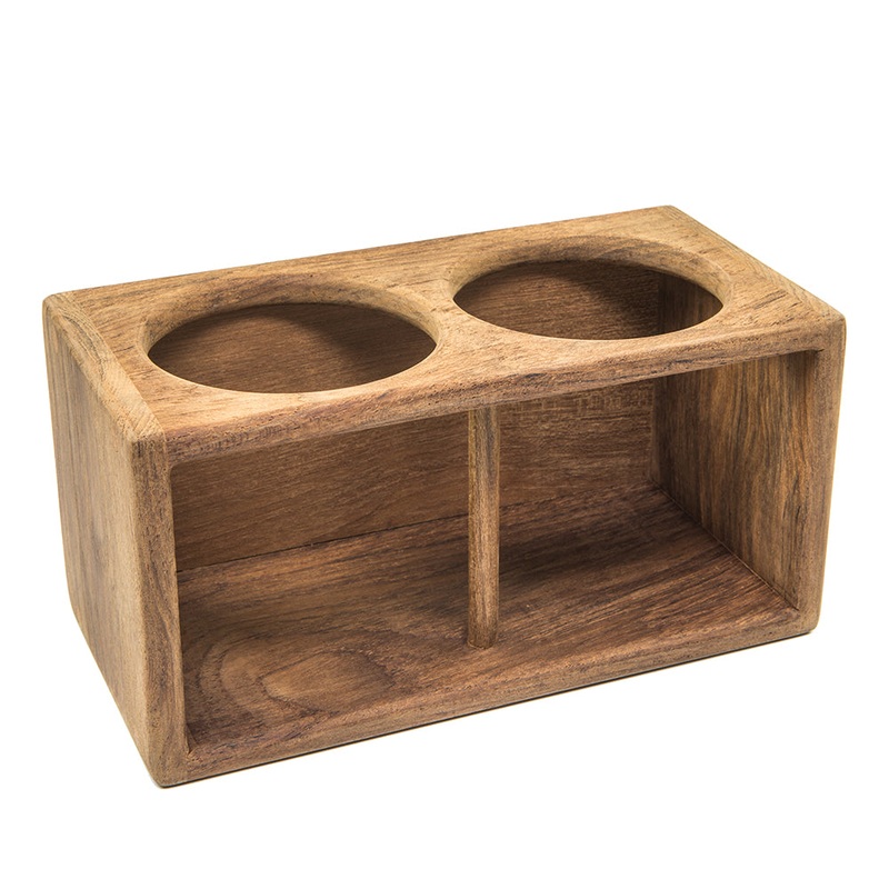 Whitecap Teak 2-Drink Rack – 62610
