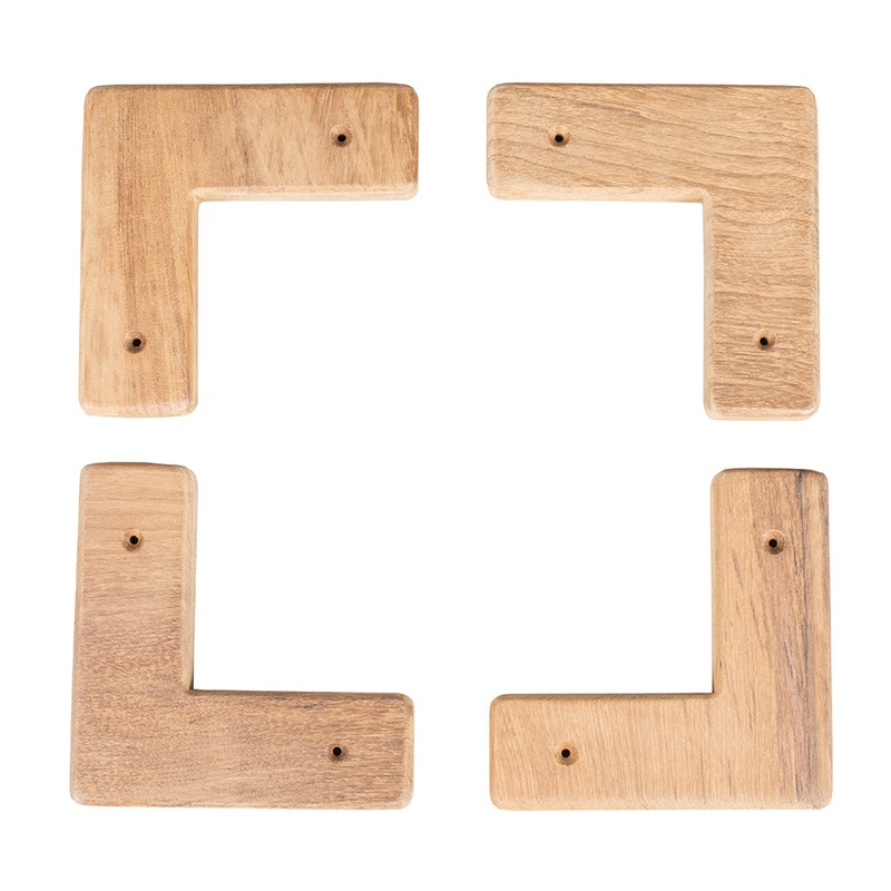 Whitecap Teak Cooler/Box Chocks – 4 Pack – 60329