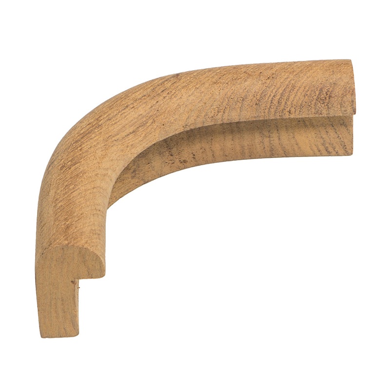 Whitecap Teak Edge Molding Outside Corner – 60837