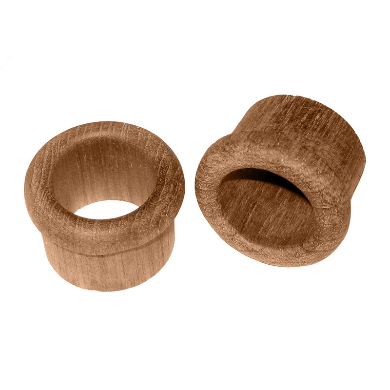 Whitecap Teak Finger Pull – 1 Barrel Length – 2 Pack – 60146-A