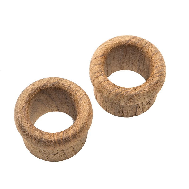 Whitecap Teak Finger Pull – 5/8 Barrel Length – 2 Pack – 60145-A