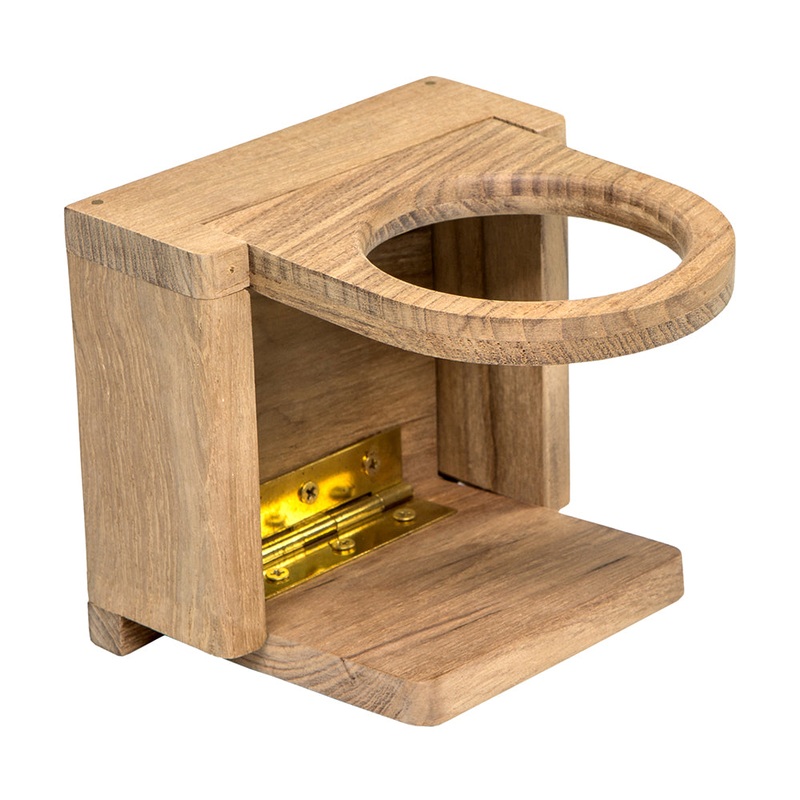 Whitecap Teak Folding Drink Holder – 62601