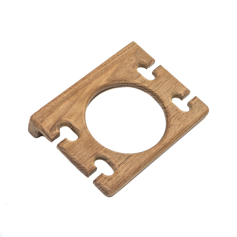 Whitecap Teak Glass & Toothbrush Holder – 62312
