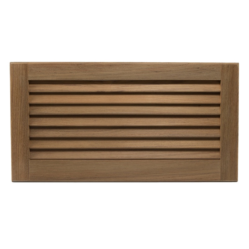 Whitecap Teak Louvered Insert – 9-3/8 x 18 x 3/4 – 60716