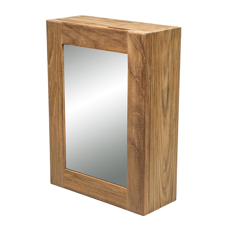 Whitecap Teak Medicine Chest with Mirror – 62354