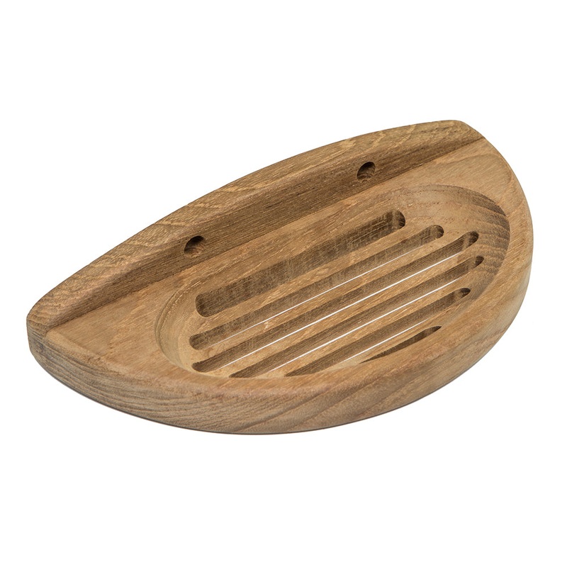 Whitecap Teak Oval Soap Dish – 62315