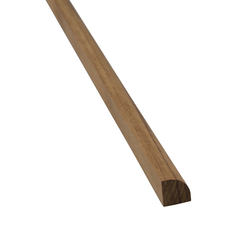 Whitecap Teak Quarter Round Molding Large – 5′ – 60850