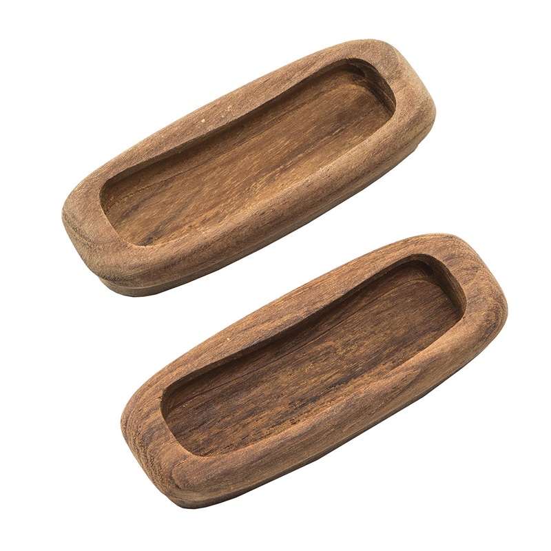 Whitecap Teak Rectangular Drawer Pull – 3-1/4L – 2 Pack – 60135-A