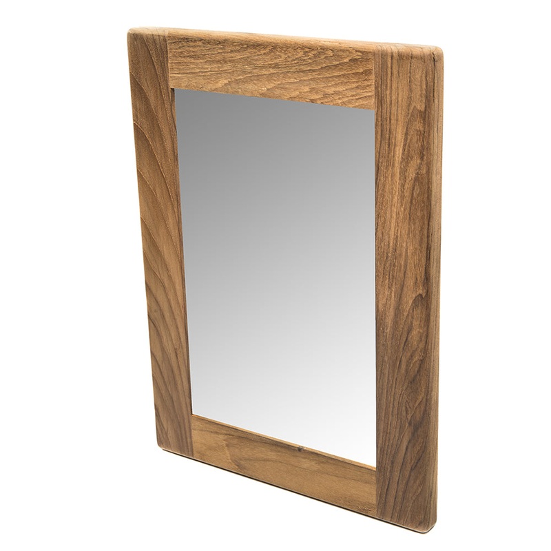 Whitecap Teak Rectangular Mirror – 62544