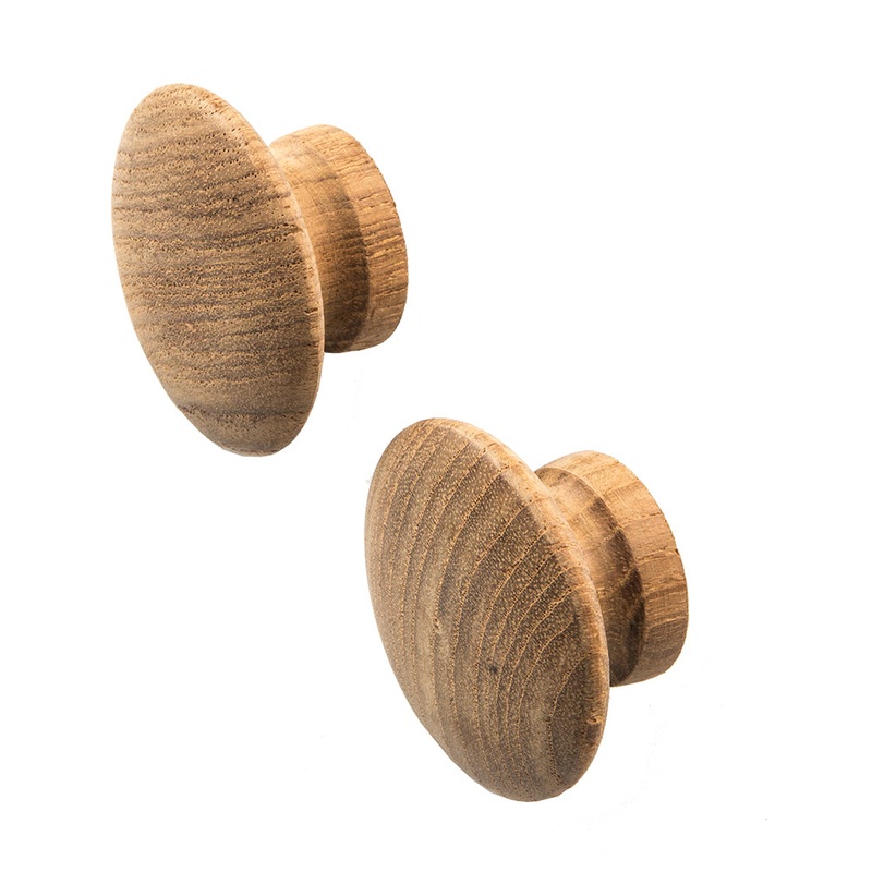 Whitecap Teak Round Drawer Knob – 2 – 2 Pack – 60120-A