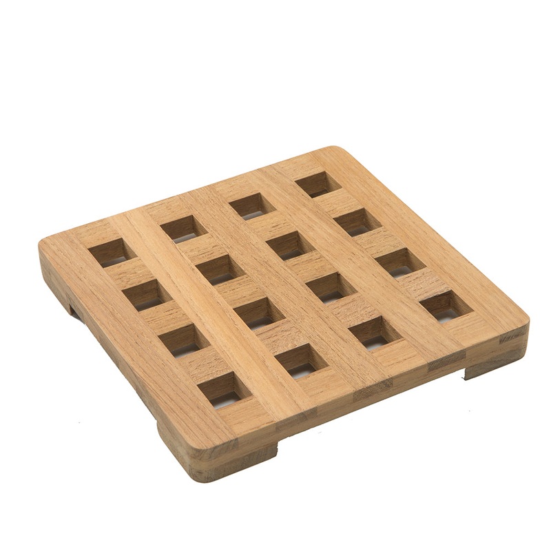 Whitecap Teak Small Square Trivet – 6 – 62420