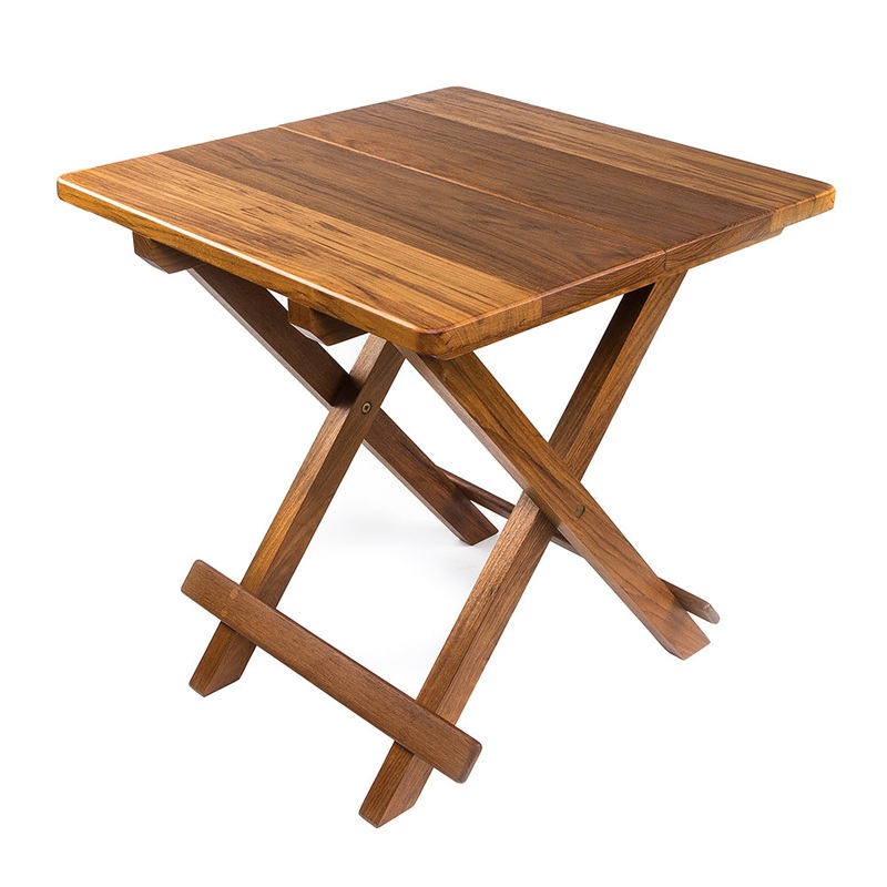 Whitecap Teak Solid Top Fold Away Table – 60031