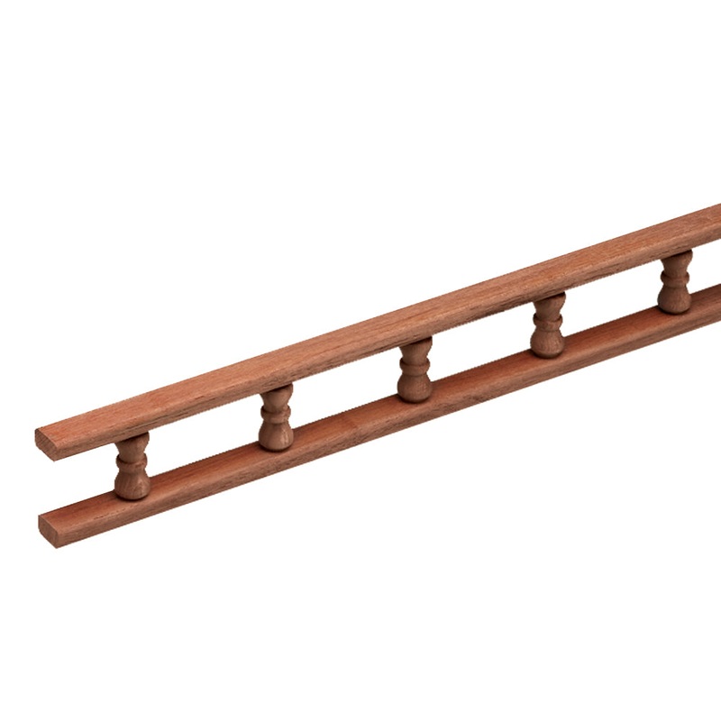 Whitecap Teak Standard Pin Rail – 5′ – 60705