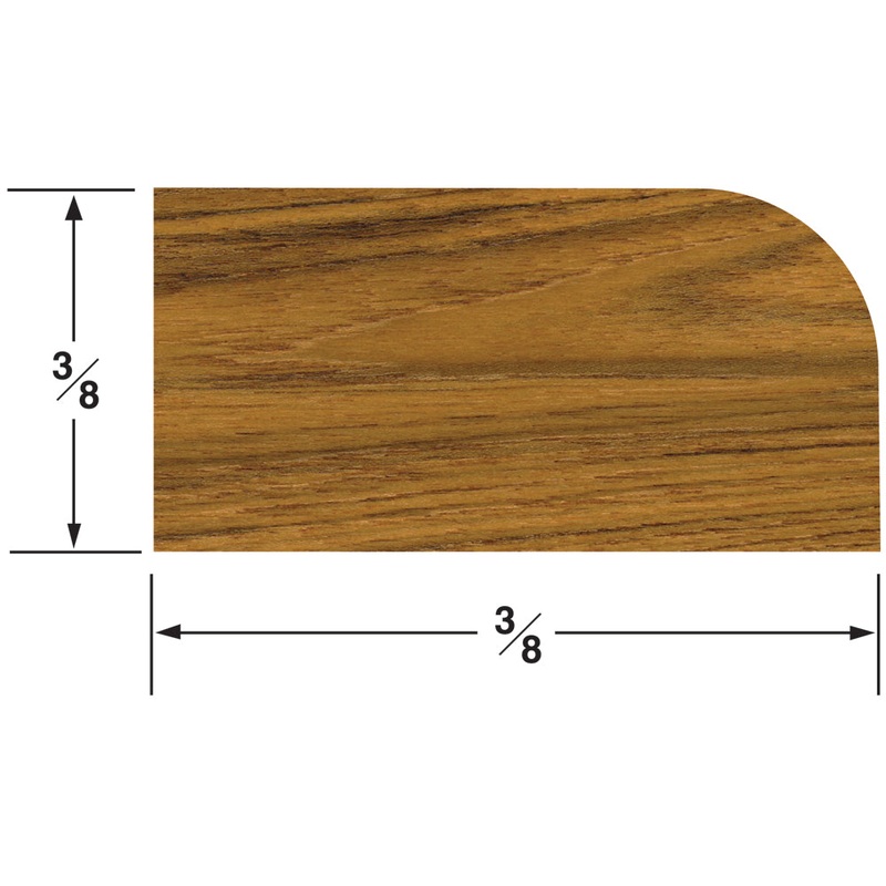 Whitecap Teak Stop Molding Small – 5′ – 60854